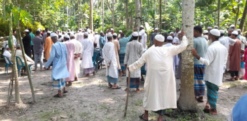 চিরনিদ্রায় শায়িত সাংবাদিক লিটন বাশারের মা