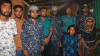 হারিয়ে যাওয়া শিশুকে উদ্ধার করলো নৌবাহিনী
