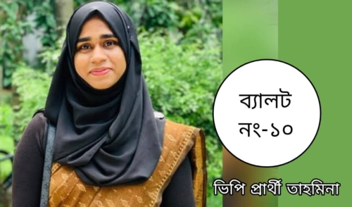 ডাকসু ভিপি দৌড়ে আলোচনায় তাহমিনা
