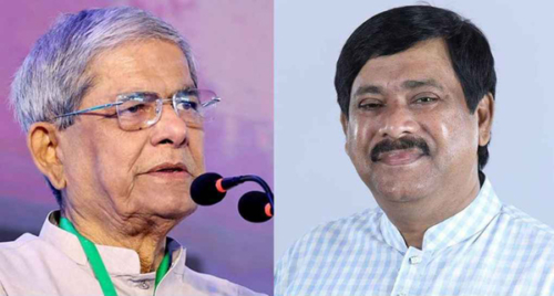 মির্জা ফখরুলের সঙ্গে সাক্কুর একান্ত বৈঠক