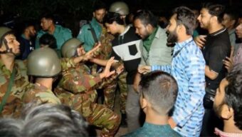 আলিয়া মাদরাসায় সারা রাত দফায় দফায় সংঘর্ষ, নিয়ন্ত্রণে সেনাবাহিনী