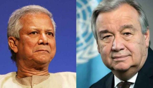 প্রধান উপদেষ্টাকে জাতিসংঘ মহাসচিবের ফোন