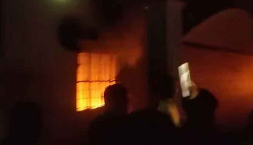 বিটিভি মহাপরিচালকের বাসভবনে অগ্নিসংযোগ