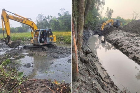 বিএডিসির খাল খনন, চাষাবাদের আওতায় আড়াই হাজার একর জমি