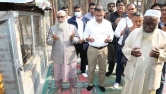 শাহ মাখদুমের মাজার জিয়ারত করলেন তারেক রহমান