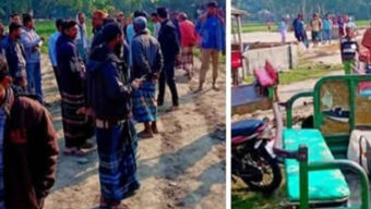 কুকুরকে খাসি বলে বাজারে বিক্রি করার চেষ্টা