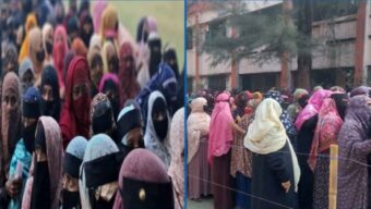 ভোটকেন্দ্রগুলোতে নারীদের উপচে পড়া ভিড়