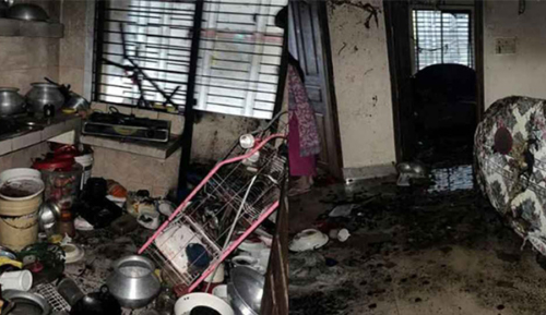 জমে থাকা গ্যাসের বিস্ফোরণে দগ্ধ ৮