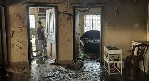 গ্যাস বিস্ফোরণে মায়ের পর ছেলেরও মৃত্যু