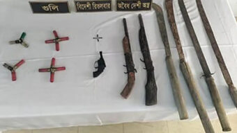 বাঁশখালীতে অস্ত্রের মজুত উদ্ধার