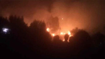 রোহিঙ্গা ক্যাম্পে আগুনে ভস্মীভূত ৩৫টি বসতি