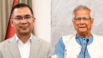 তারেক রহমানকে প্রধান উপদেষ্টার শুভেচ্ছা