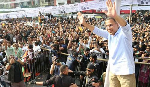 ঢাকাকে নিরাপদ নগরীর আশ্বাস তারেক রহমানের