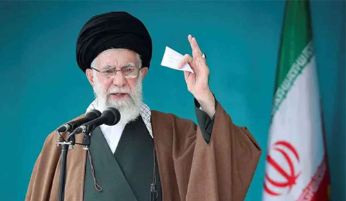 শেষ ভাষণে খামেনির সতর্কবার্তা